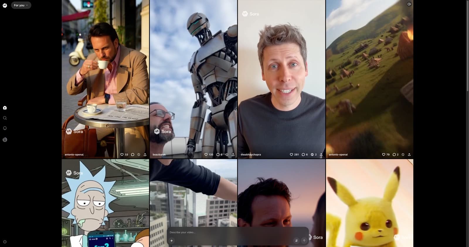 Creative studio using OpenAI Sora 2 to design cinematic stories